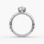 The Amour Eternity Marquise Yellow Gold Engagement Ring