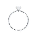 Aurora Pear Lab Diamond Solitaire Ring