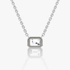 Bezel Solitaire Necklace