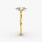 The Signature Oval Yellow Gold Engagement Ring