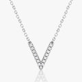 Emari V Pavé Necklace