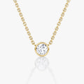 Bezel Solitaire Necklace