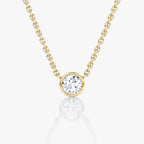 Bezel Solitaire Necklace