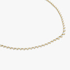 Infinity Linked Tennis Necklace