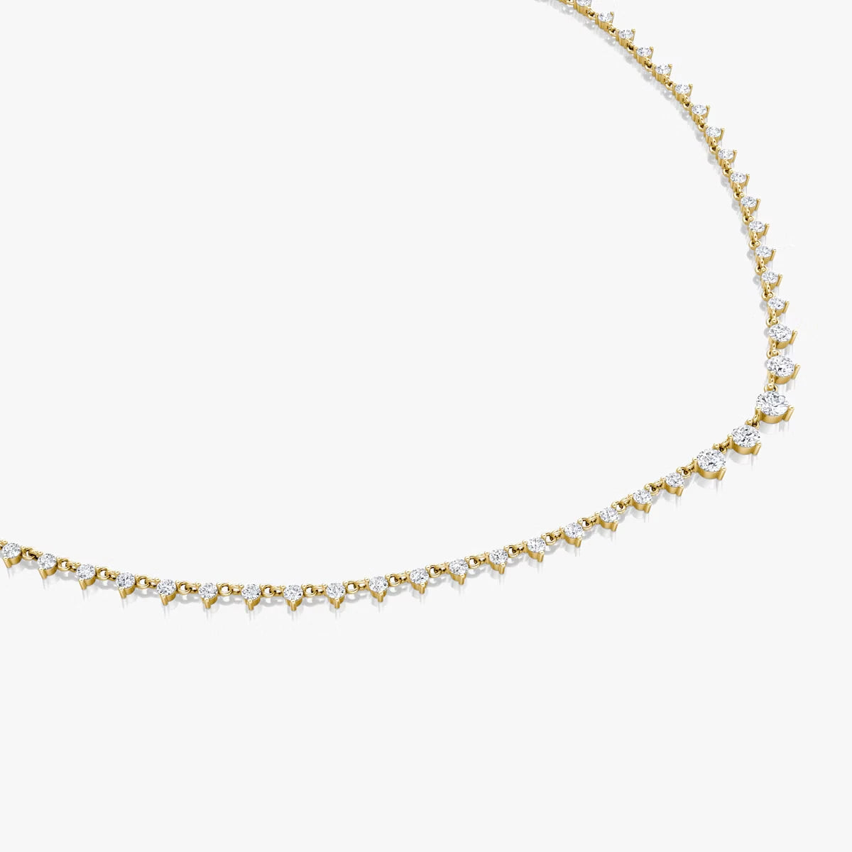 Infinity Linked Tennis Necklace