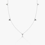 Emari V Petite Station Necklace