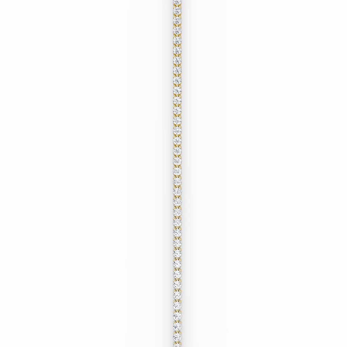 Tennis Bracelet | Round Brilliant | 14k | Yellow Gold | diamondSize: petite | c