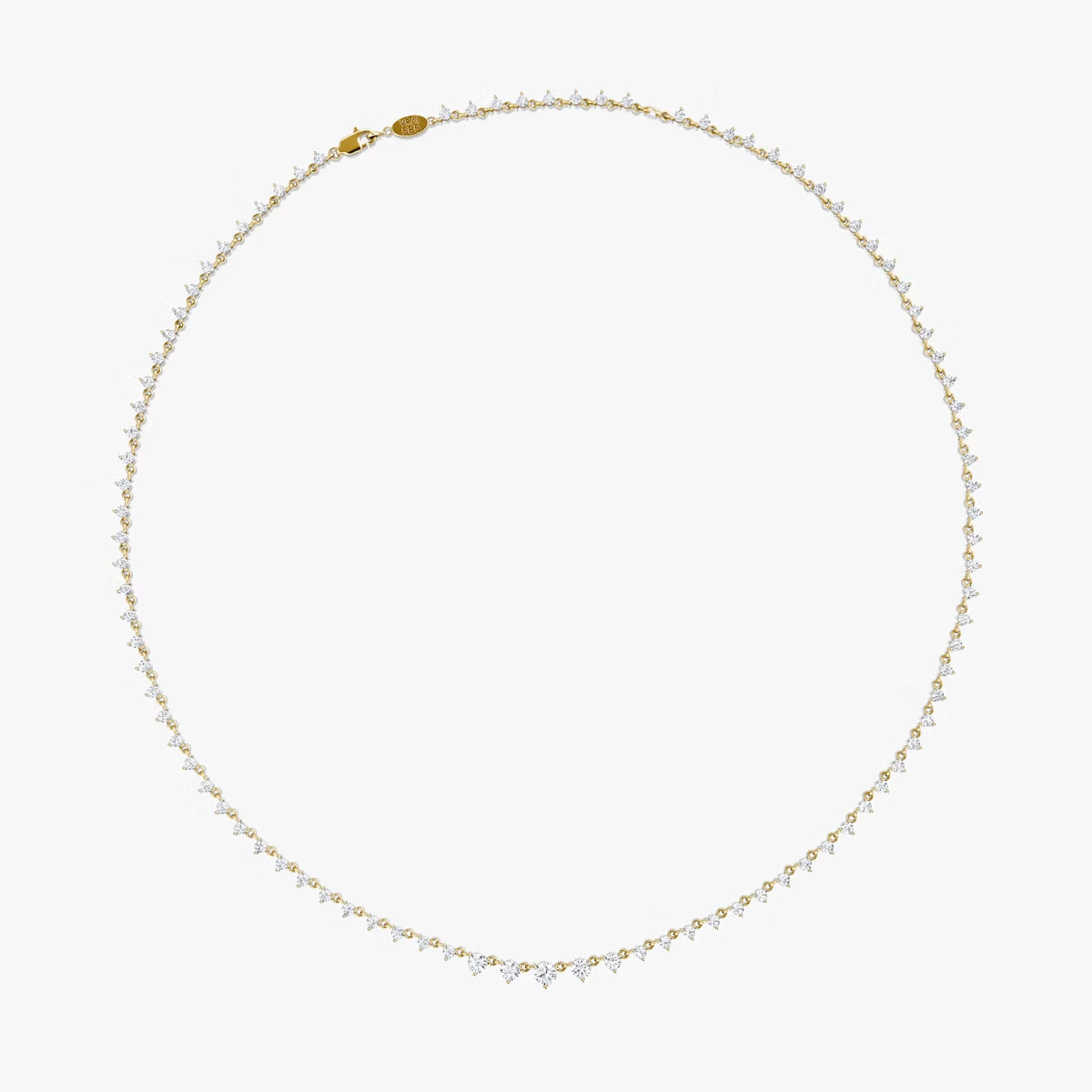 Infinity Linked Tennis Necklace