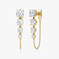 Linked Tennis Earring