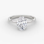The Signature Oval Yellow Gold Engagement Ring