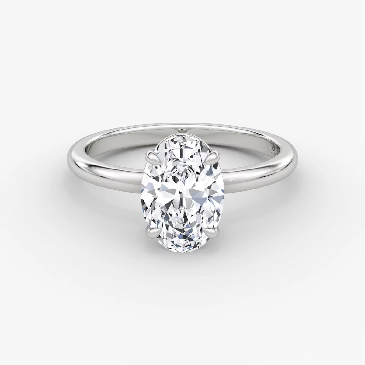 The Signature Oval Yellow Gold Engagement Ring