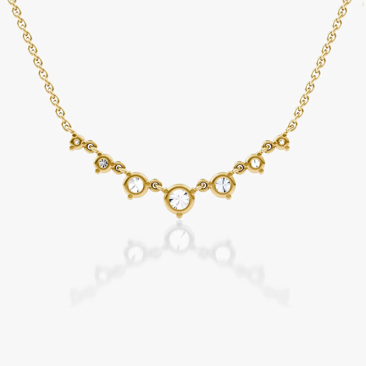 Petite Linked Tennis Necklace