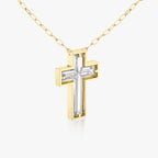 Suspended Solitaire Cross