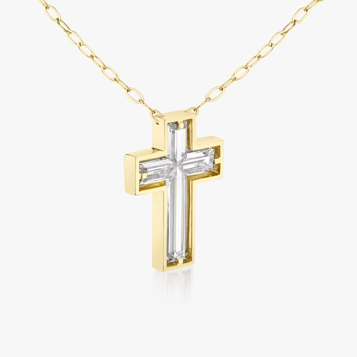 Suspended Solitaire Cross