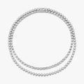 Celestial Double Strand Tennis Necklace