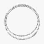 Celestial Double Strand Tennis Necklace