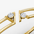 Emari V Double Row Bangle