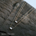 Baguette Necklace