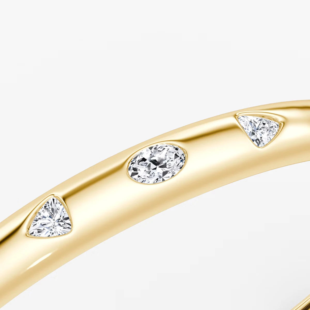 Mixed Shape Dome Bangle
