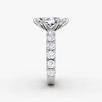 The Amour Eternity Marquise Yellow Gold Engagement Ring
