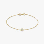Knife-Edge Bezel Bracelet