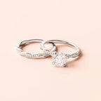 The Twisted Classic Round Brilliant White Gold Engagement Ring