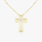 Suspended Solitaire Cross