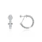 Timeless Lab Diamond Earrings 18k White Gold