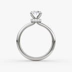 The Veiled Halo Oval Yellow Gold Engagement Ring
