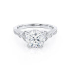 Elysian Marquise Lab Diamond Platinum Ring