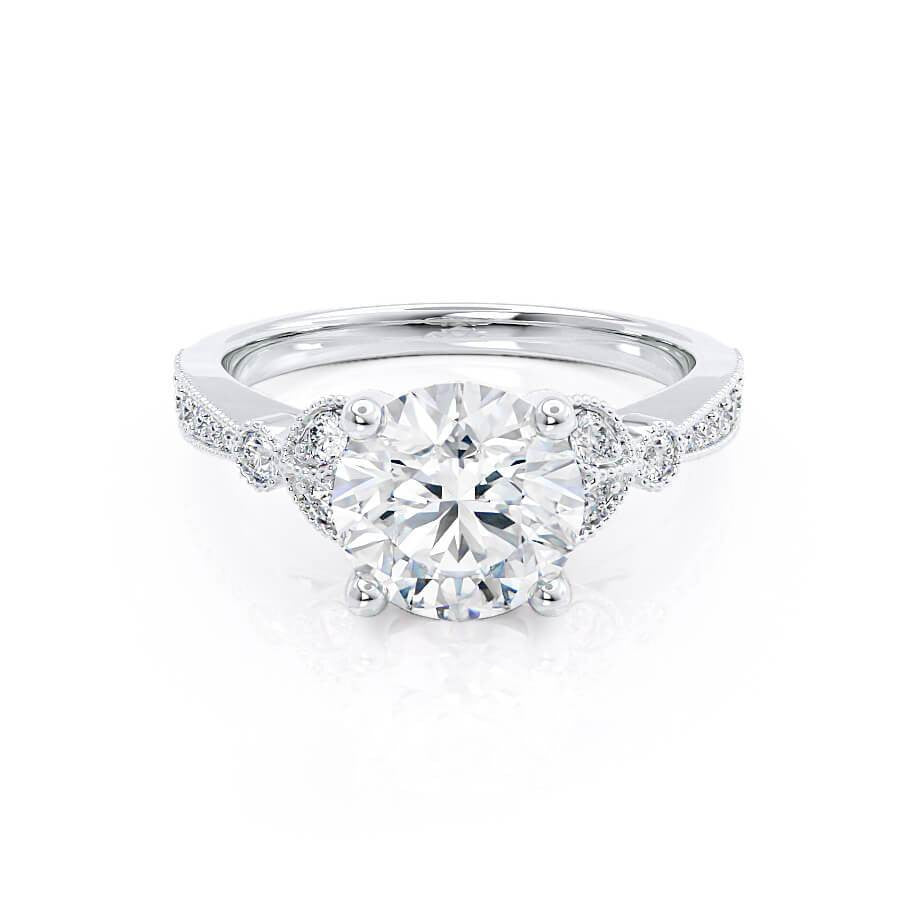 Elysian Marquise Lab Diamond Platinum Ring