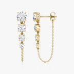 Linked Tennis Earring